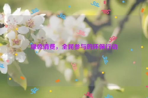 绿色消费，全民参与的环保行动